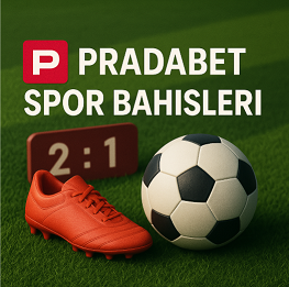 Pradabet spor bahisleri sayesinde canlı maçlara anında bahis yapabilir, heyecanı iki katına çıkarabilirsiniz.